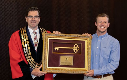 Mayor with Will Brown 2025