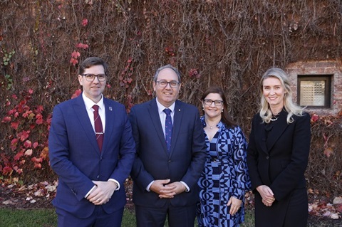 Sal with Councillors