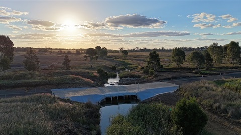 Westbrook Wyreema Rd Westbrook completion photo drone
