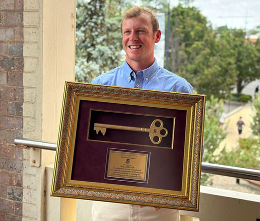 Will Brown with key to City