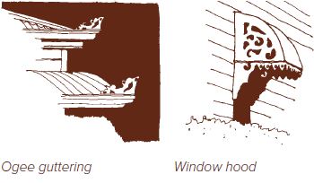 Ogee guttering and Window hood