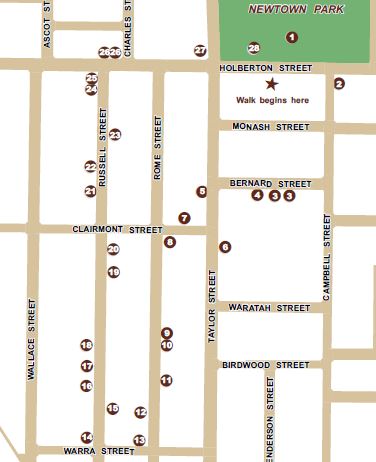 Newtown historic walking path