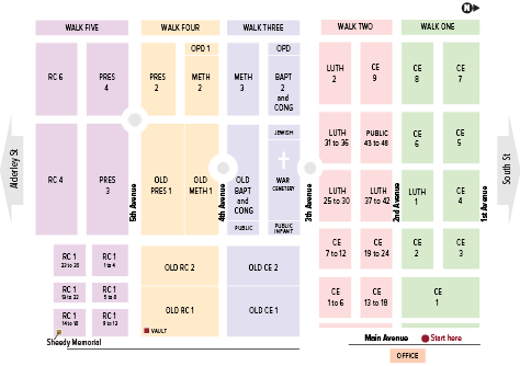 Tombstone Trails map