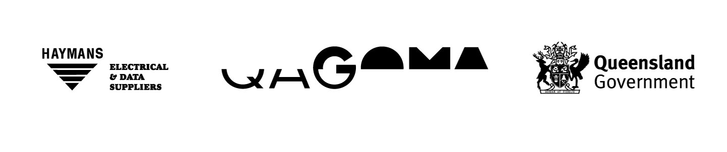 Haymans Electrical and Data Suppliers QAGOMA Queensland Government logos
