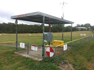 crows nest emergency helipad wind sock
