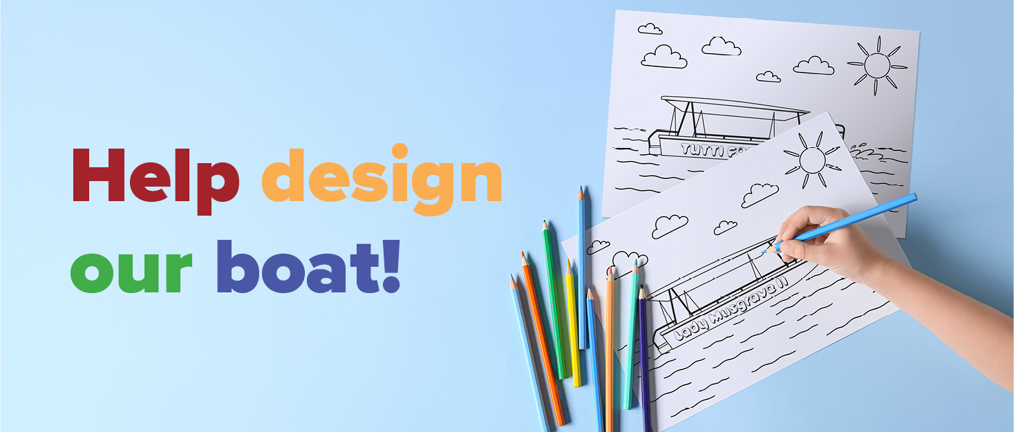 Boat design competition advertising banner
